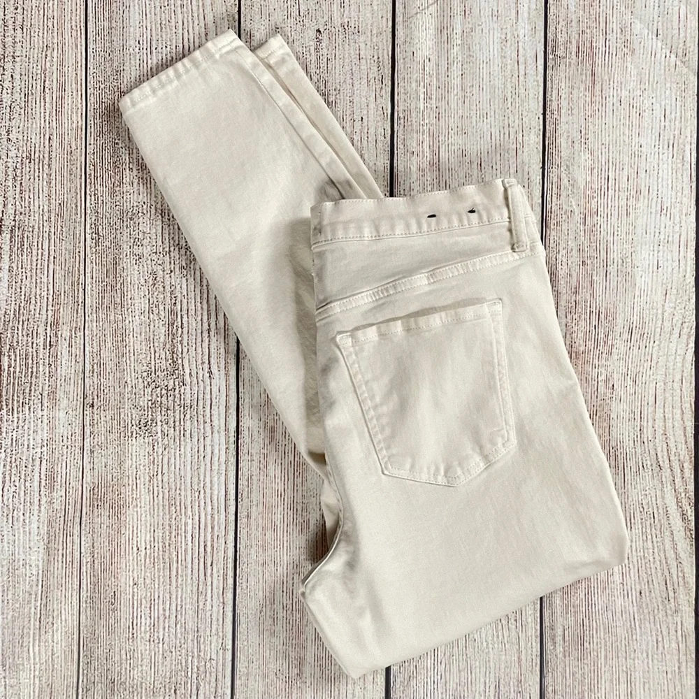 Gap High Rise Distressed Legging Jeans w/ Button Fly - Picture 8 of 10